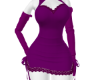 G-Purple Lace Dress