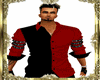 chemise red et black