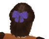 victorian hairpurple bow