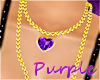 Amethyst Necklace [Gold]