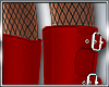 B* Lisa Red Knee Boots