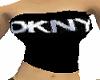Blk DKNY Busty Top