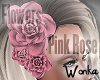 W° Pink Rose Hair AddOn
