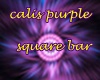 calis purple square bar