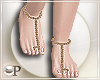 Rosegold Feet Pearls