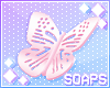 +Butterfly Clips Pink