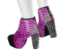 Spike Heels Pink Scales