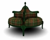 royal couch green red