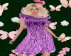 e_purple frill dress