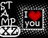 [XZ]I love you stamp