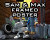Sam & Max framed poster