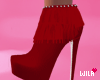{W} Mia Red Boots