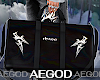 Ⲁ𝓖 Black Duffle Bag