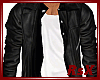 Black Leather Jacket  /W