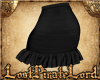 [LPL] Black Ruffle Skirt
