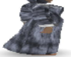 (na) Wolf fur coat