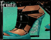 *F* Ancient Shoes Teal