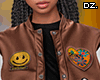 D. Cute Vibe Varsity Jac