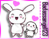 *A* Kawaii Bunny Sticker
