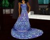 CA Lavendar Crystal Gown