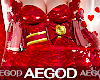 Ⲁ𝓖 Velvet Red Dress