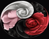 6v3| Roses Yin Yang Rug