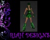 Rave Dress/Boots Green