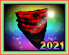 Neon Skull Mask