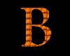 (LA) Letter B - Orange