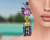Purple Earrings