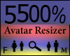 Any Avatar Size,5500%