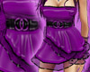 Purple PVC Dress