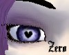 purple heart eyes
