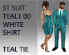 ST TEAL SUIT WHITE SHIRT