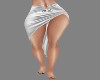 !R! Silver Silk Skirt