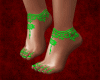 (KUK)feet&tatoo green