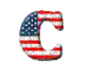 (1) American Flag "C"