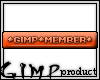 Orange Gimp Member tag