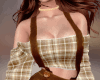 cute autumn brown plaid