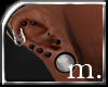 m.|Pierced |metallic