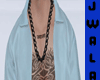 Blue Open Shirt