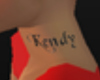 Kendy Name Tatt