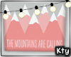 K. Mountains Canvas