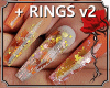 * Fall Nails + Rings 2