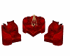 Valentine's Heart Chairs