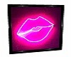 neon lips sign latex