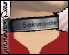 Sakura nametag collar