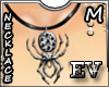 EV Spider Necklace male