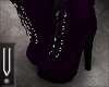 -V- Gothic Fur Boots Prp