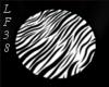 Zebra Round Rug
